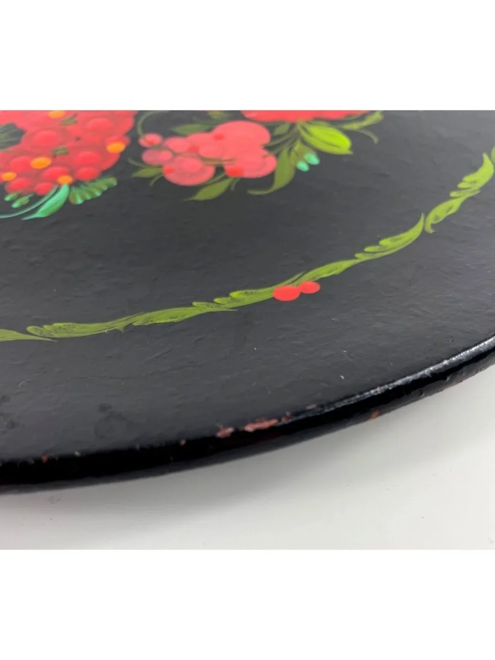 Russian Colorful Folk Art Hand Painted 11.75